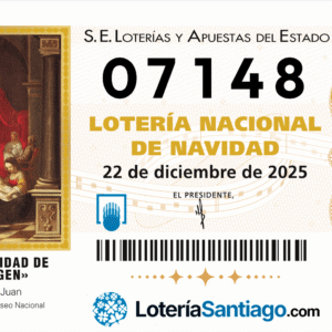 décimo 07148 de lotería de navidad 2025