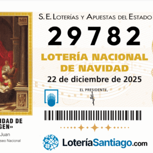 décimo 29782 de lotería de navidad 2025