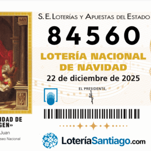 décimo 84560 de lotería de navidad 2025
