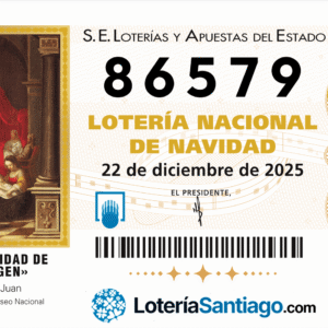 décimo 86579 de lotería de navidad 2025