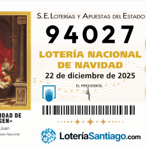 décimo 94027 de lotería de navidad 2025
