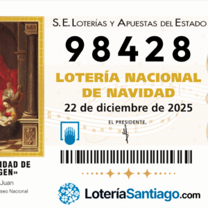 décimo 98428 de lotería de navidad 2025